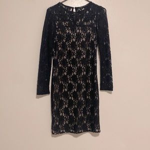 Zara lace evening dress
